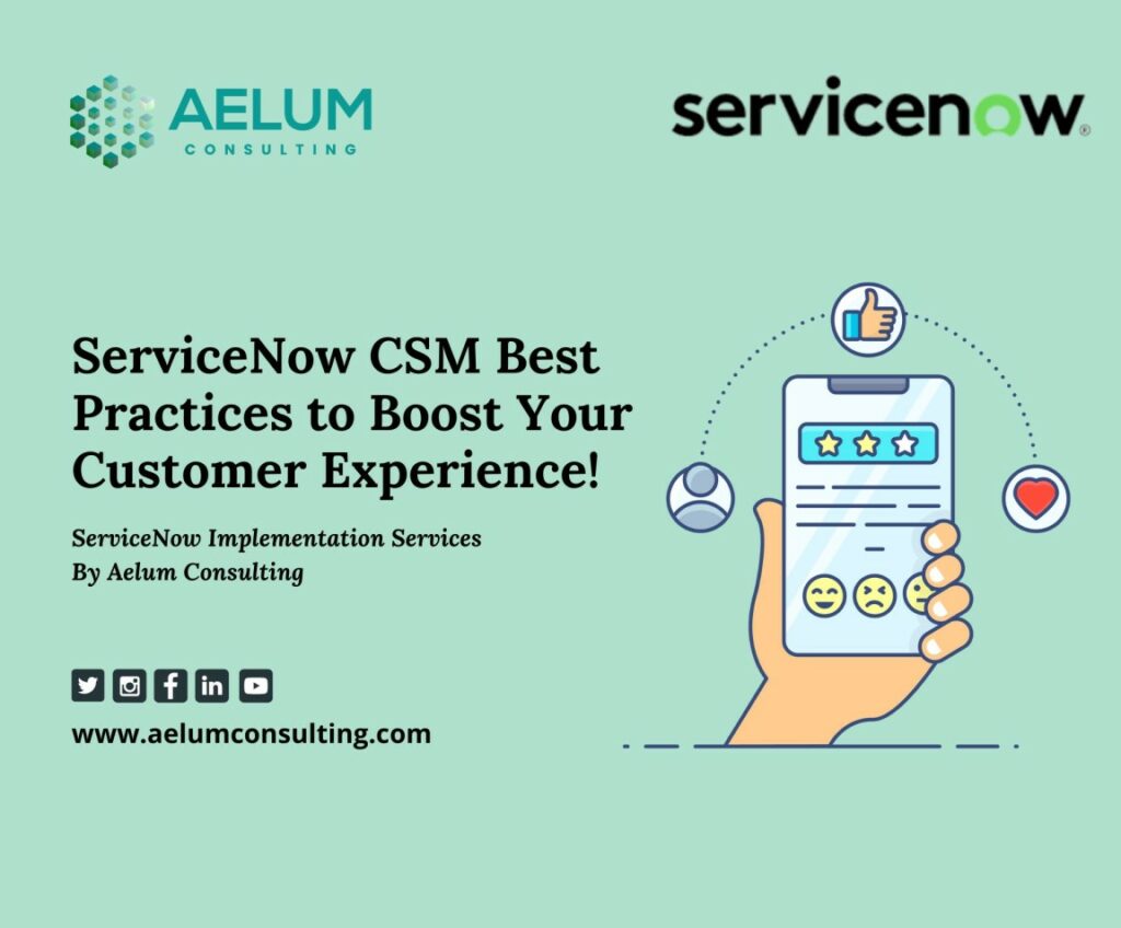ServiceNow CSM Best Practices