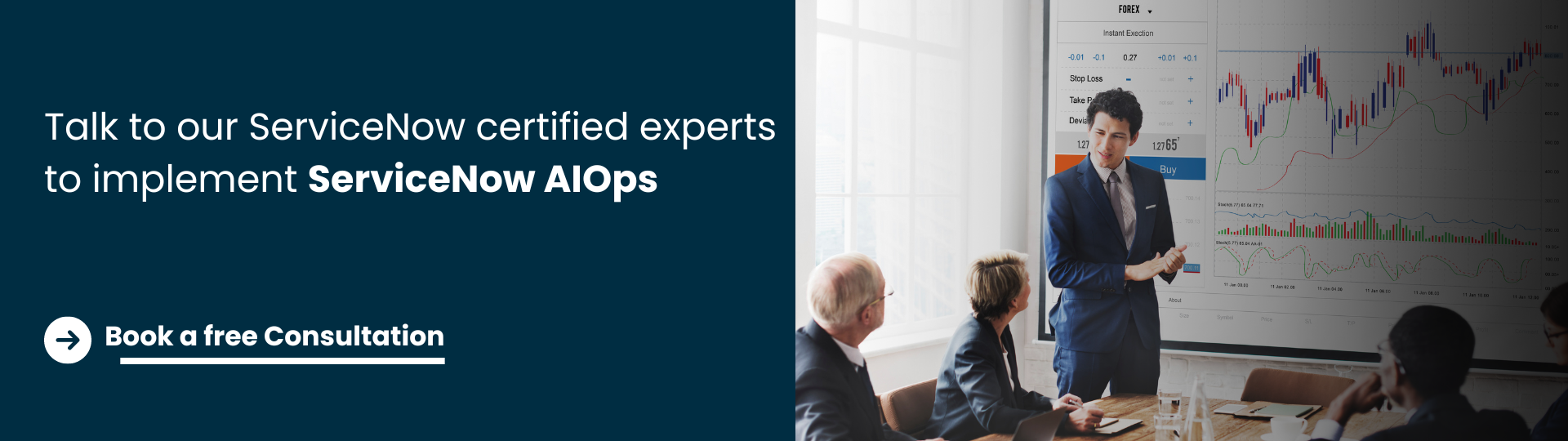 Talk to certified experts to implement ServiceNow AIOps