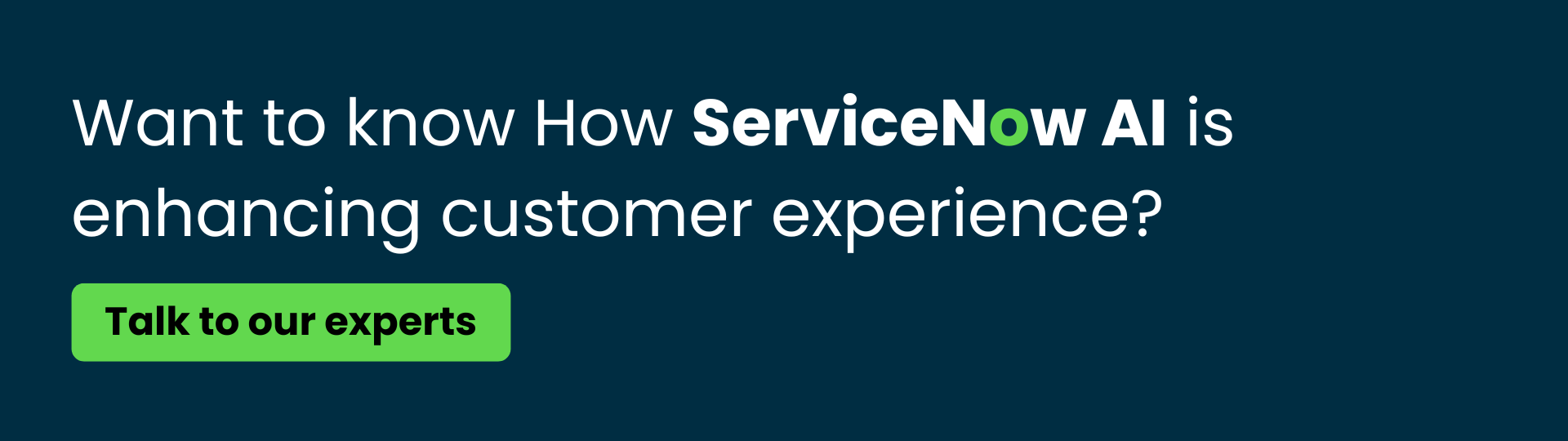 ServiceNow AI Capabilities CTA