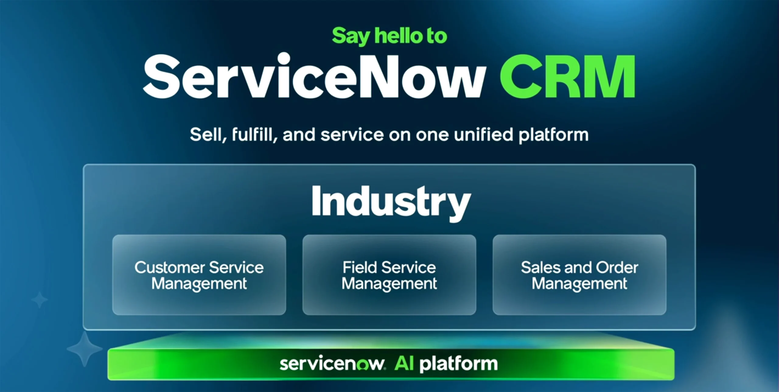ServiceNow AI Powered CRM