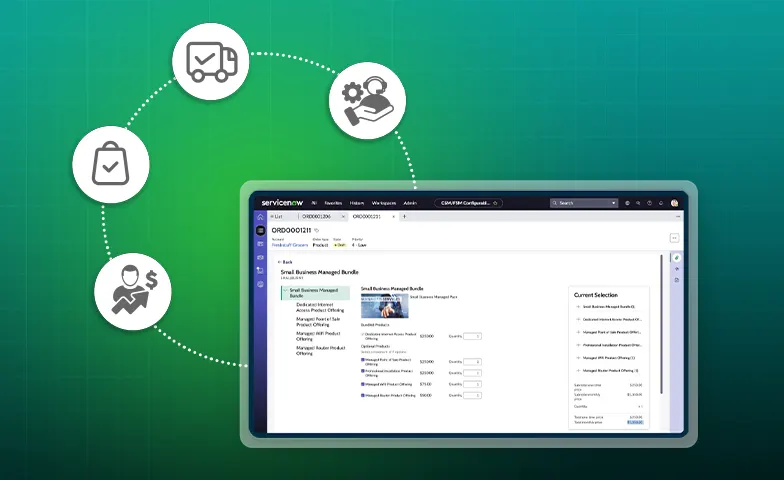 ServiceNow Sales and Order Management