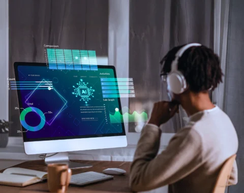 AI for Network Security and Monitoring Blog Cover Image