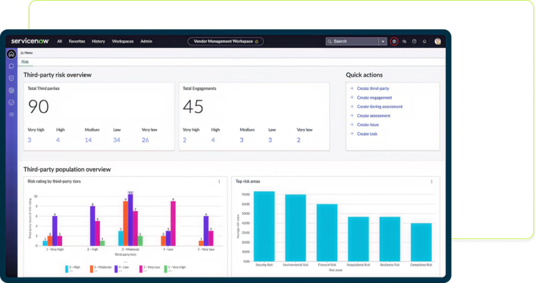 Tprm Servicenow Example ServiceNow Third-Party Risk Management | Aelum Consulting