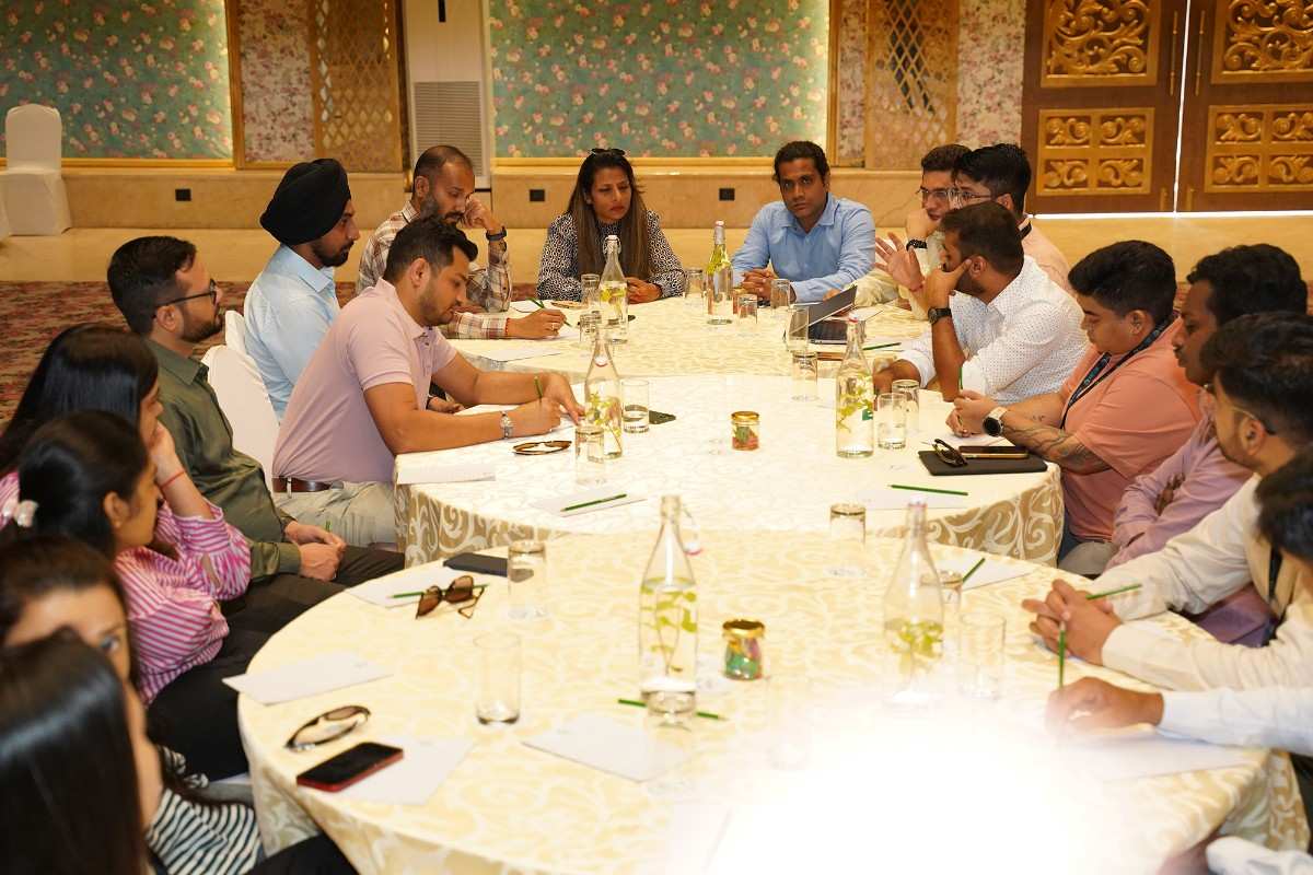 Leadership meeting, networking lunch